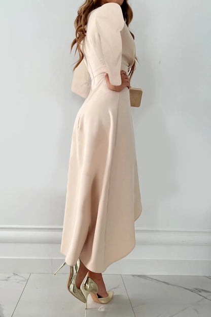 Caroline - Sleek Satin Dress