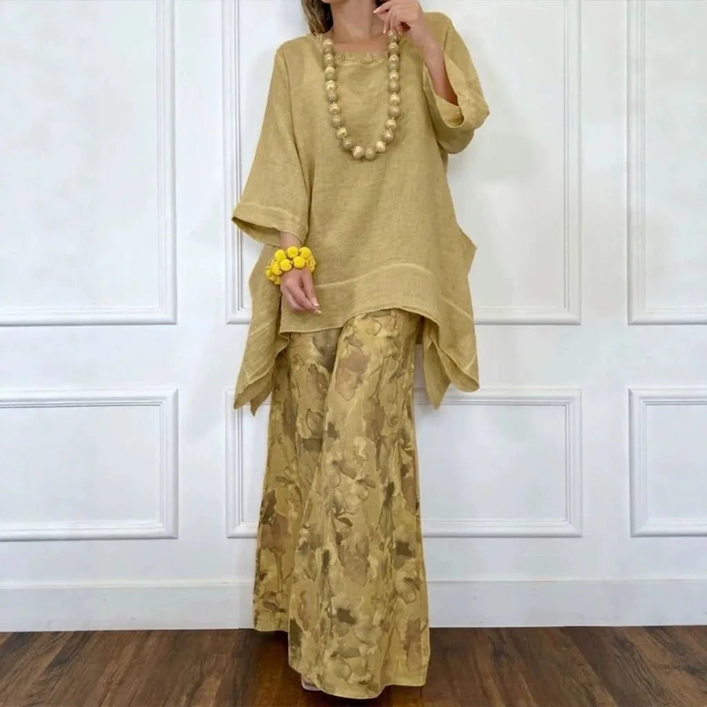 Olive - Relaxed Linen Blouse
