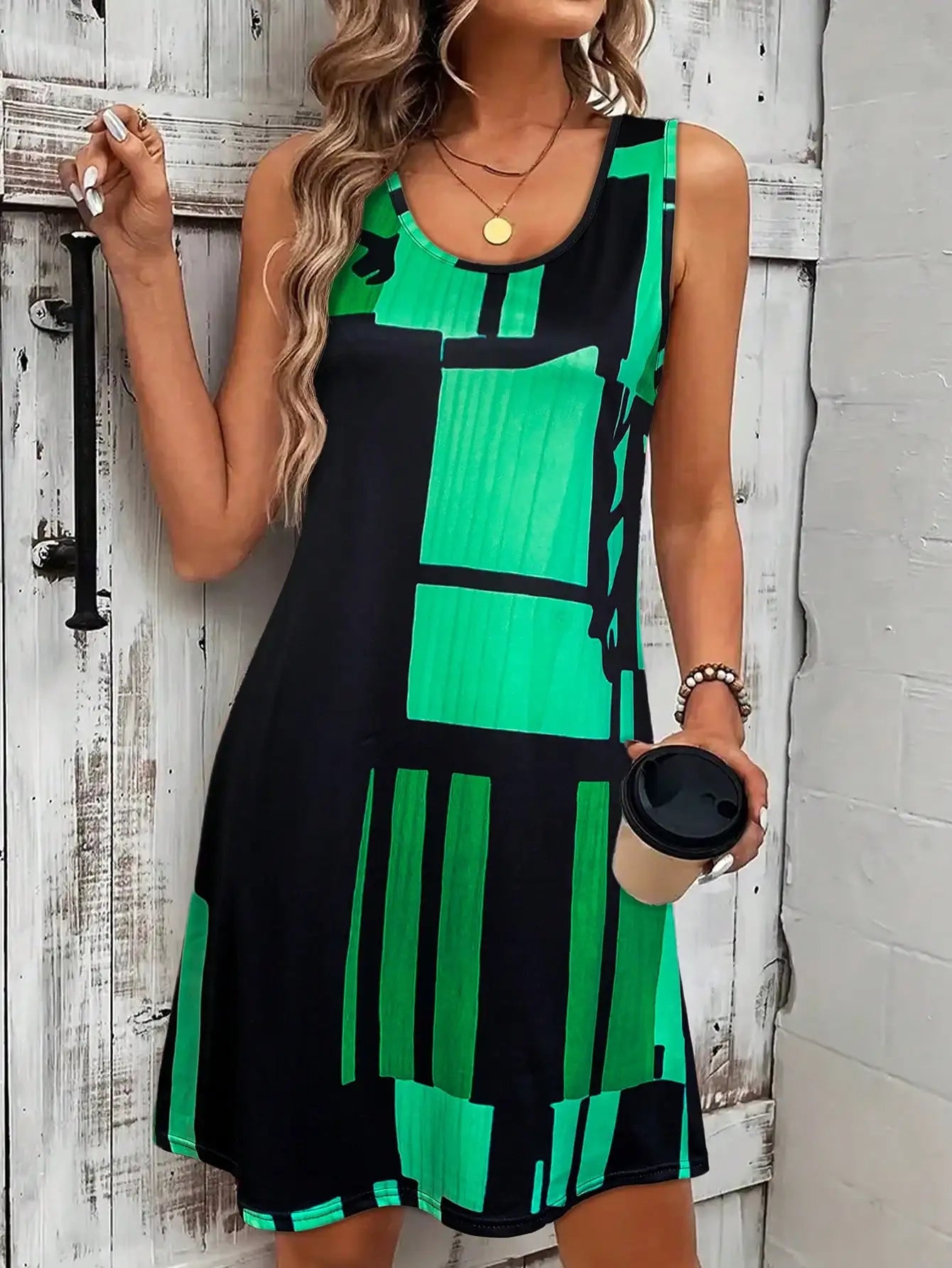 Darla - Silky A-Line Dress