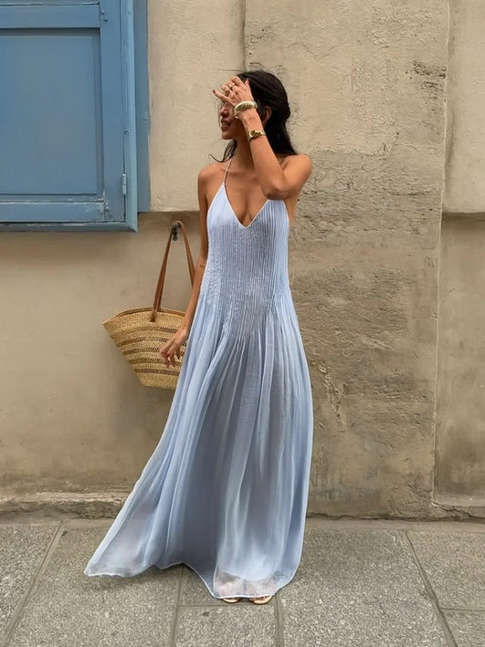 Penelope - Flowing Pleated Dress