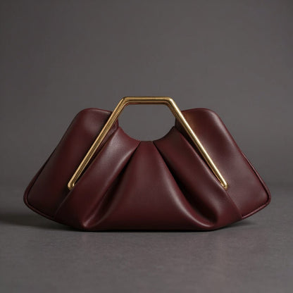 Greta - Elegant Ruched Clutch