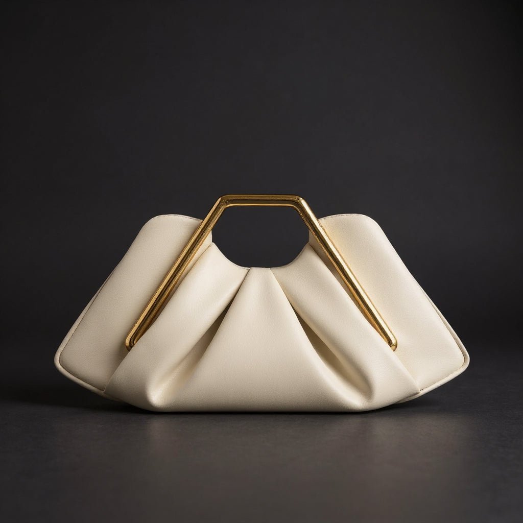 Greta - Elegant Ruched Clutch
