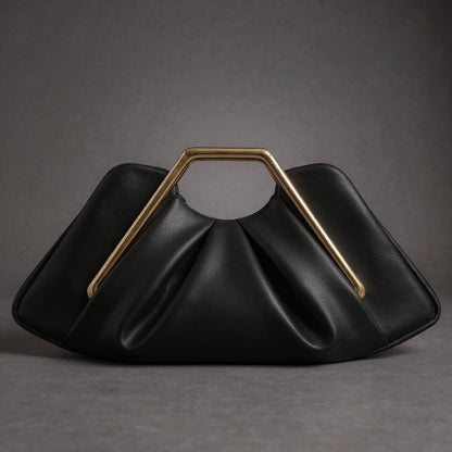 Greta - Elegant Ruched Clutch