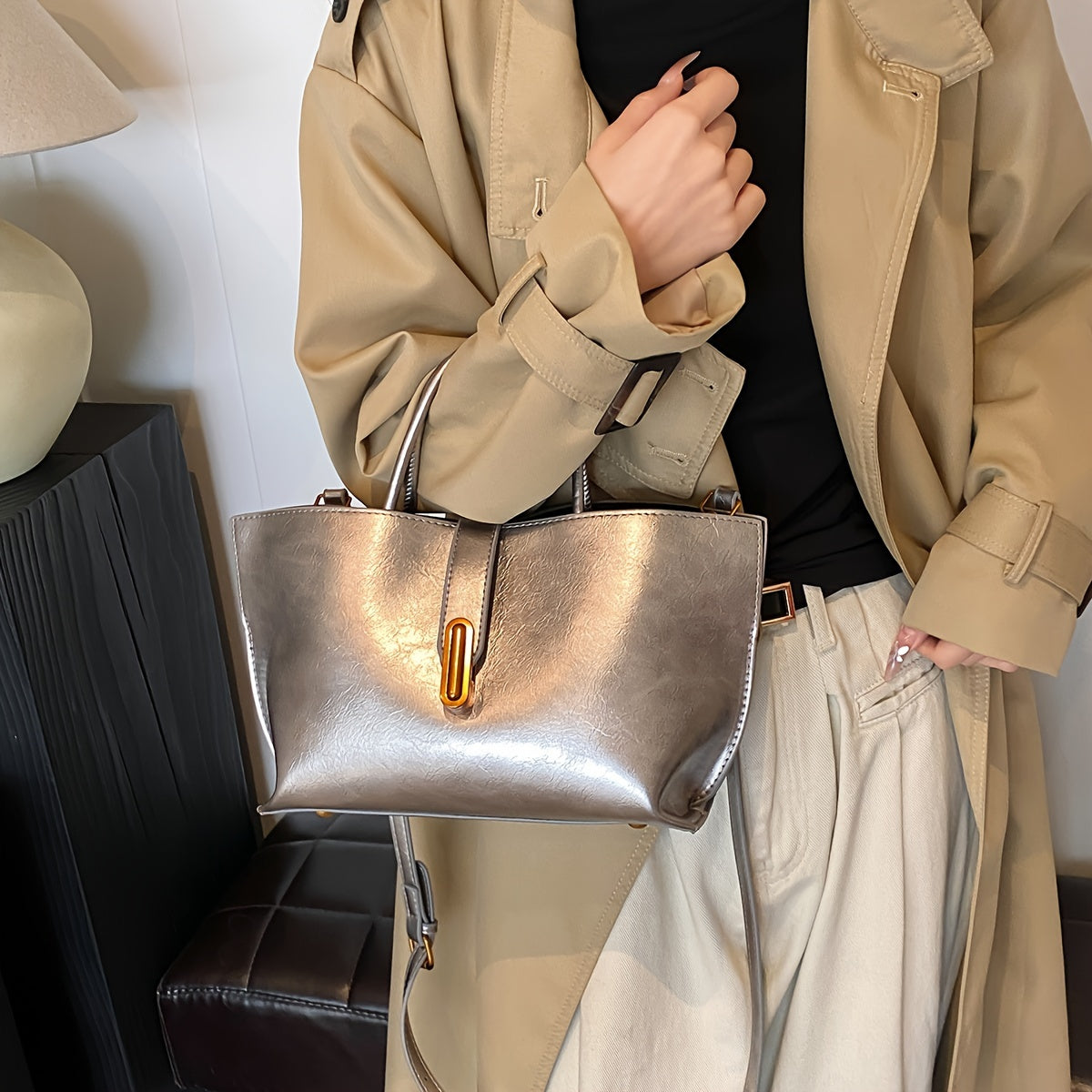 Zara - Glossy Chic Tote