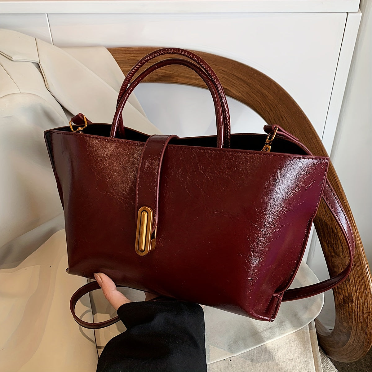Zara - Glossy Chic Tote
