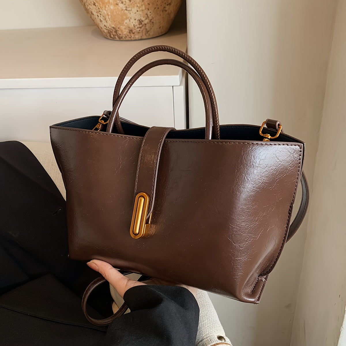Zara - Glossy Chic Tote