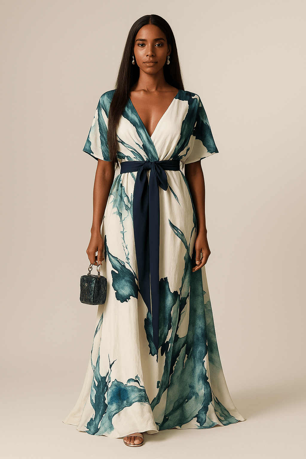 Quilla - Flowing Silk Dress