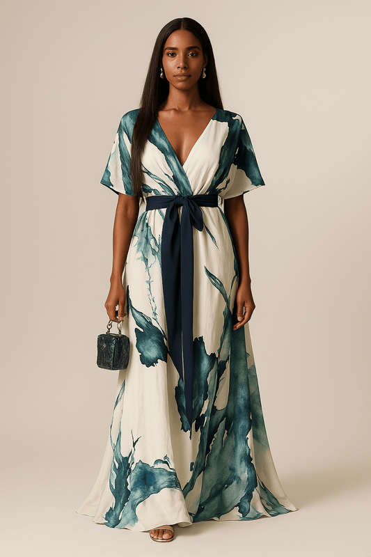 Quilla - Flowing Silk Dress
