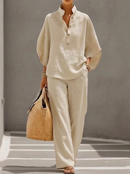 Zinnia - Relaxed Linen Ensemble