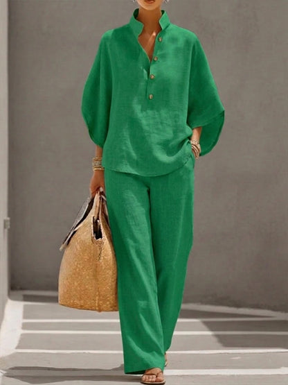Zinnia - Relaxed Linen Ensemble