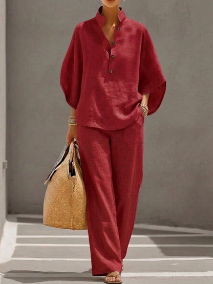 Zinnia - Relaxed Linen Ensemble
