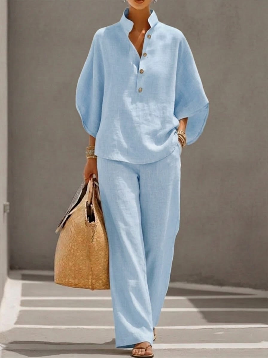 Zinnia - Relaxed Linen Ensemble