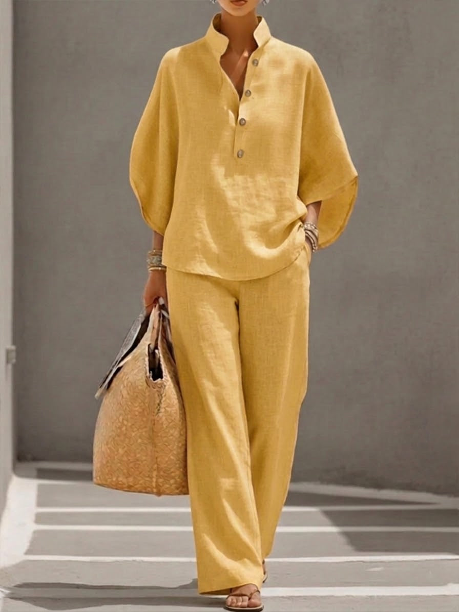 Zinnia - Relaxed Linen Ensemble