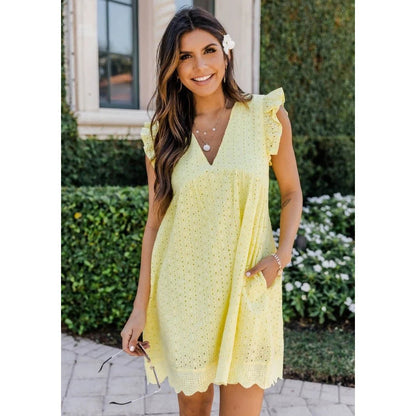 Lauren - Airy Lace Dress